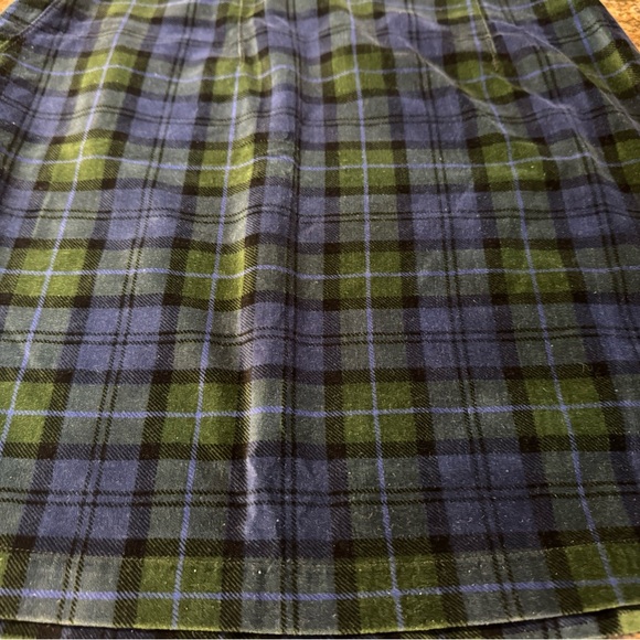 Vtg  90s Calvin Klein Jean Tartan Plaid Mini Skirt Valour Grunge Sz M 28” Waist - Picture 9 of 12